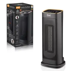 RAFF - Calefactor Electrico de Ceramica RAF Negro