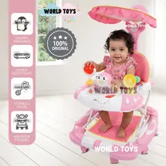 CONFORT - Andador con Tablero Musical «HAPPY PENGUIN» Light Pink