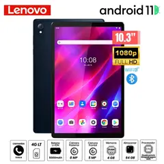 LENOVO - Tablet Tab K10 TB-X6C6X 10.3" FHD Media Tek Helio P22T 4GB RAM 64GB SSD Android 11