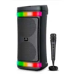 EVERSOUND - Parlante Torre BROADWAY 6 EV5007 RGB BT MIC FM mSD/USB