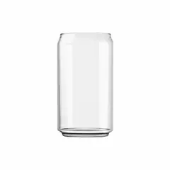 CRISTAR - VASO DE VIDRIO ESTILO LATA DE 12 OZ X 6 UNIDADES