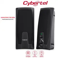 CYBERTEL - Parlante HAMILTON CYB S203 PARLANTE 2.0 USB 2" RMS:6W