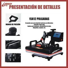 QUICK - 8 En 1 Máquina Sublimación Estampadora