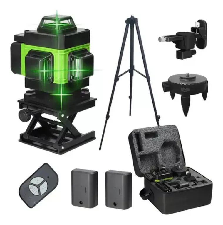 Nivel Láser Multifuncion 16 Líneas Profesional Trípode Base