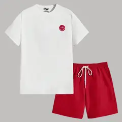 YANSUS - Conjunto Polo Blanca Con Short
