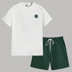 YANSUS - Conjunto Polo Blanca Con Short