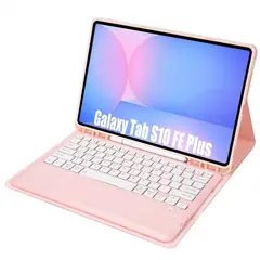RENVMEXY - Teclado Bluetooth A820B rosa para Samsung Galaxy Tab S10 FE Plus