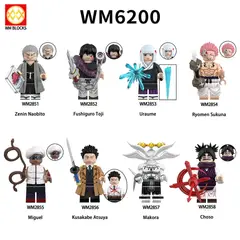 GENERICO - Minifiguras mundiales WM6200 Minifiguras de anime Jujutsu Kaisen