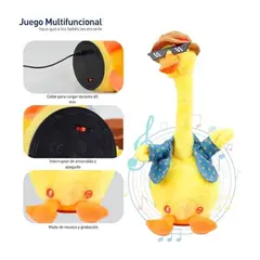 GENERICO - Peluche Pato Bailarín Musical Interactivo