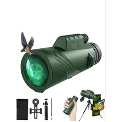 GENERICO - MONOCULAR VISION DIURNA HD 80x100 COLOR NEGRO