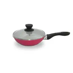 RECORD - SARTEN DE CERAMICA CON TAPA DE VIDRIO N22