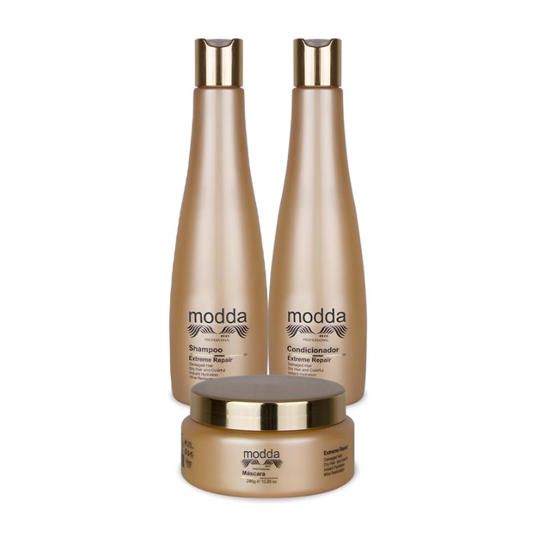 MODDA - Pack Extreme Repair 300ml + Acondicionador 300ml + Mask 250ml