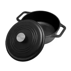 VICTORIA - OLLA DE HIERRO FUNDIDO N24 CON TAPA PRECURADA