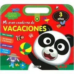 GENERICO - Libro infantil MI GRAN CUADERNO DE VACACIONES – 3 AÑOS