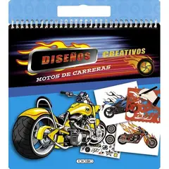 GENERICO - Libro infantil MOTOS DE CARRERAS