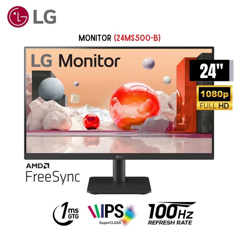 Monitor 24MS500-B 238 Full HD IPS, 100Hz, 1ms
