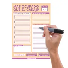 GENERICO - Planner Más ocupado que el Caraj