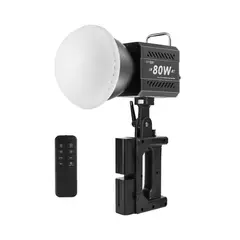 OEM - Luz LED COB 80W 2800K – 7500 K con soporte recargable NP- F750/ F770