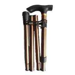 GENERICO - Bastón Plegable Reforzado Aluminio Ortopédico