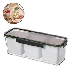 ELMEJORPRECIO - Táper Hermetico con Escurridores Internos para Cocina Refrigerador