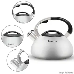 FINEZZA - Tetera De Acero Inoxidable de 3.0 Lt - FF-T0055-IN