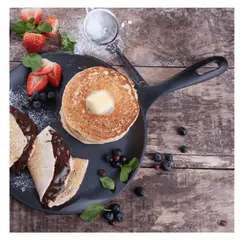 VICTORIA - SARTÉN COMAL DE HIERRO FUNDIDO 26 CM DIAMETRO