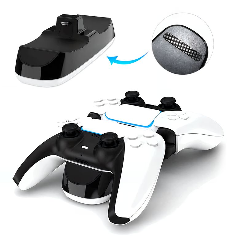 Cargador base Dual Pro Para mando control de Ps5