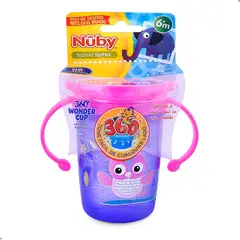 NUBY - Vaso Antiderrame 360° Entrenamiento Bebé