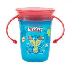 NUBY - Vaso Antiderrame 360° Entrenamiento Bebé