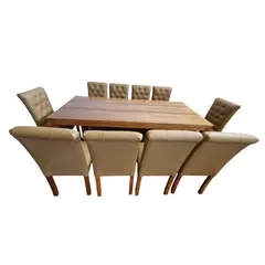 GENERICO - Juego de comedor 10 sillas Teresa Cocoa