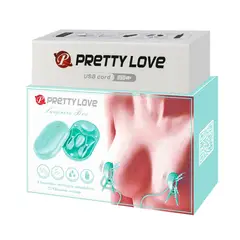 PRETTY LOVE - Vibrador Estimulador Pezones Pinzas Electroestimulación Nipple Clip