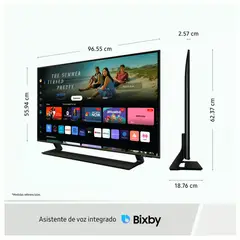 SAMSUNG - Televisor QLED Tizen OS Smart Tv 43" 4K 43Q65D - Nuevo 2024