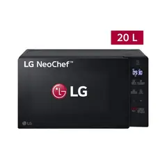 LG - Horno Microondas 20 litros con EasyClean Black MS2032GAS