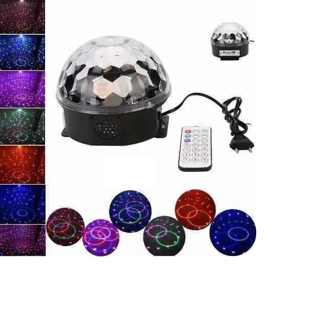 Parlante Esfera Luces Sicodelicas Fiesta Bluetooh bola