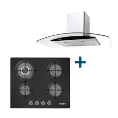 MABE - Combo Campana extractora 90cm +Encimera a Gas 60cm