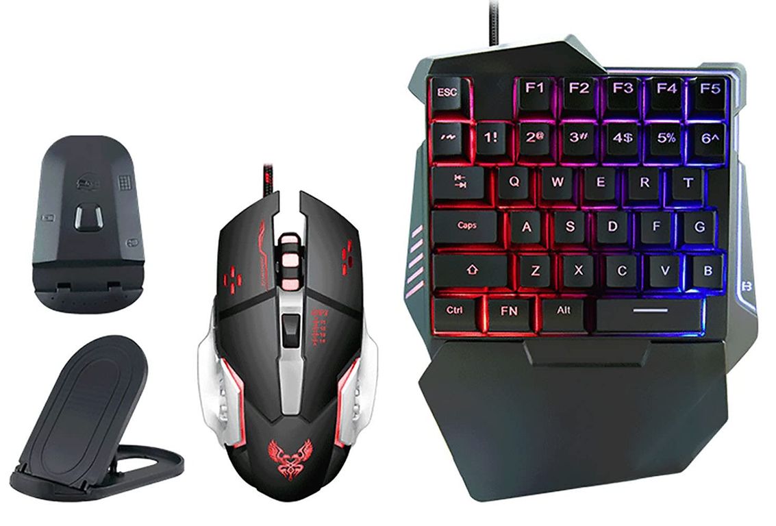 Kit Gamer 4 en 1 bluetooh Para Celulares Mouse
