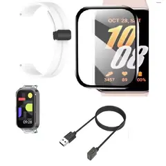 GENERICO - Correa Silicona Magnética Mi Smart compatible Xiaomi Band 3, 9 Active