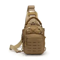 GENERICO - Morral Táctico de Alta Calidad Reforzado - Color Khaki