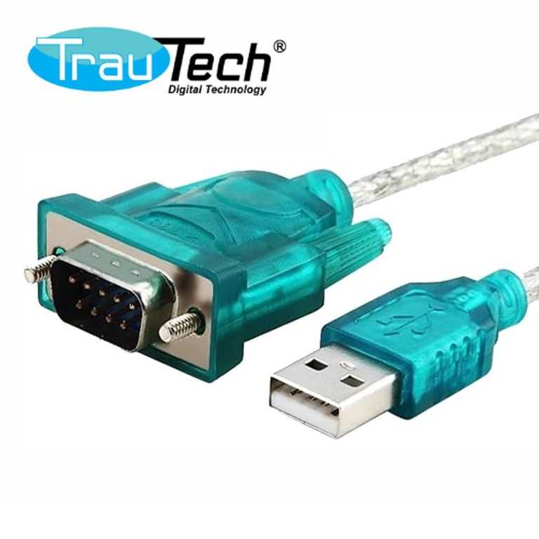 Cable Adaptador USB a Serial RS232 DB9 80cm