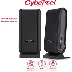CYBERTEL - Parlante STORM CYB S201 2.0 USB 2.5" RMS:6W