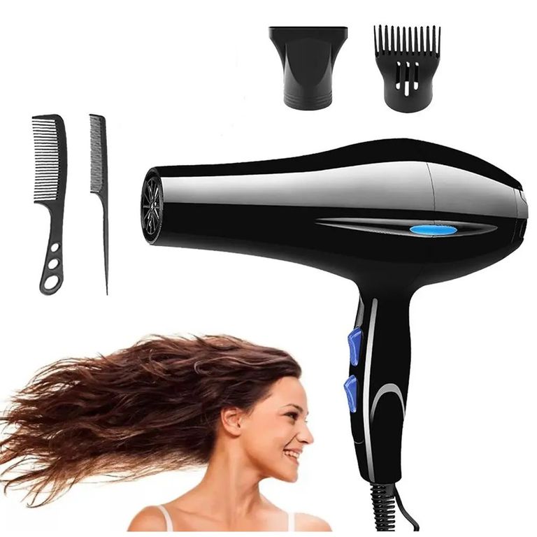 Secador para cabello 5000 watts + Accesorios