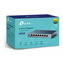 TP LINK - Switch de 8 puertos Gigabit tp-link TL-SG108