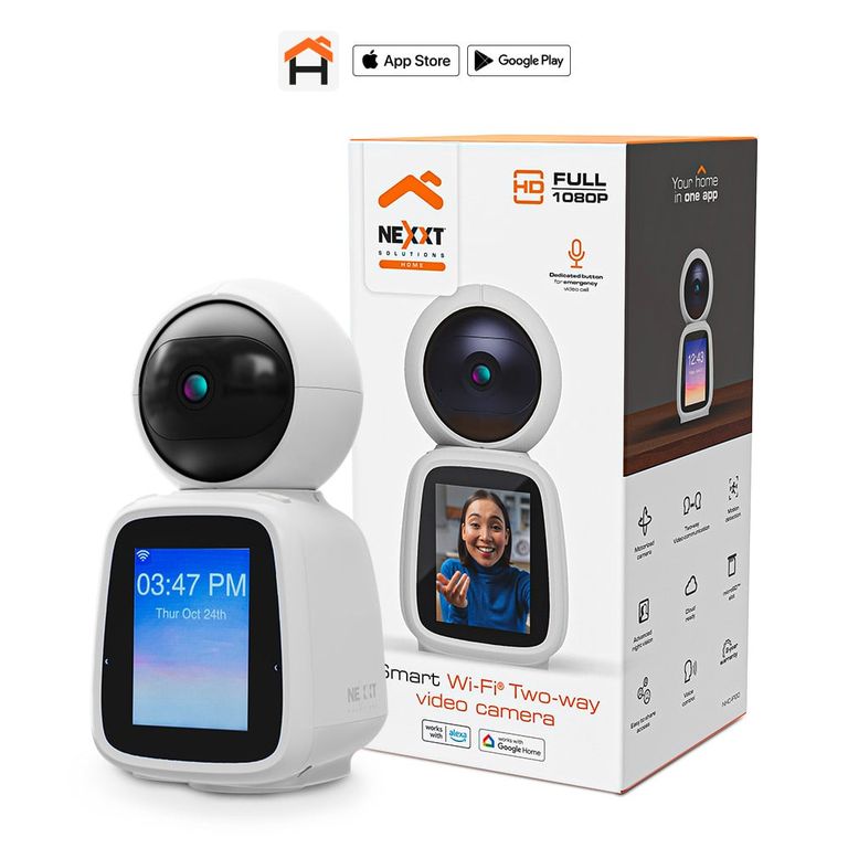 CÁMARA INTELIGENTE WI-FI MOTORIZADA CON PANTALLA DOS VIAS NEXXT NHC-IP20