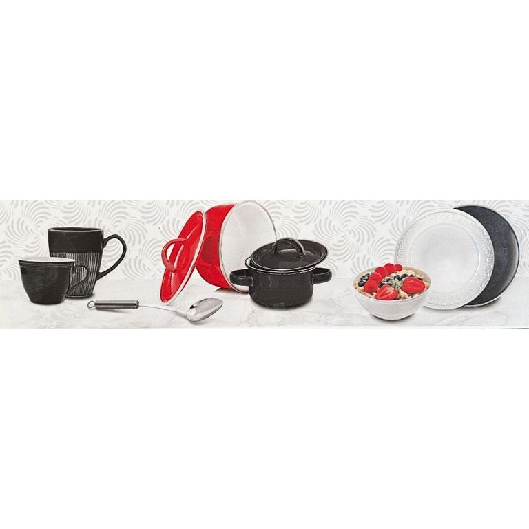 Clarisse 15X60CM- Decorados HD Silver - UNIDAD