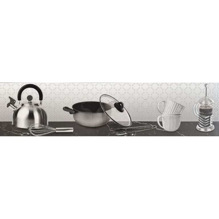 Daileny 15X60CM- Decorados HD Silver - UNIDAD