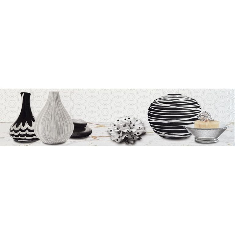 Tatiana 15X60CM- Decorados HD Silver - UNIDAD