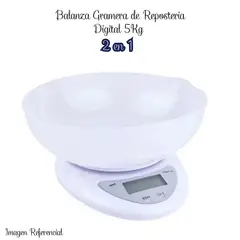 GENERICO - Balanza Gramera de Reposteria Digital 5Kg