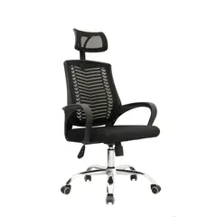 OFIDEAS - Silla De Escritorio Lifan Negro Con Cabecero Presidente