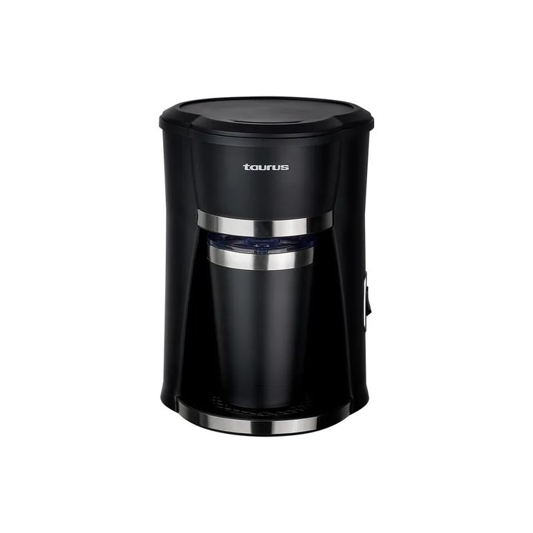 Cafetera Personal Coffee con Taza Térmica de Acero Inoxidable