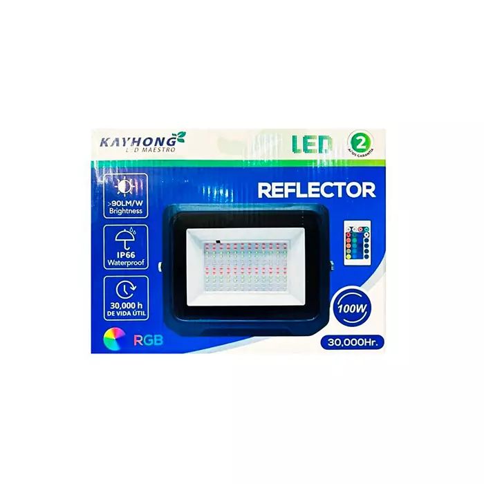Reflector LED Luz RGB 100W 9000Lm